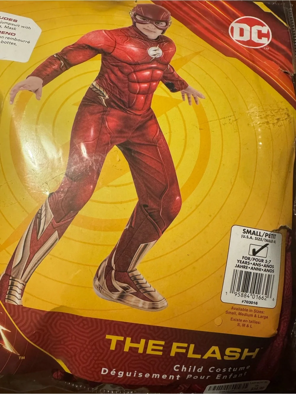 Boys Halloween costume The Flash